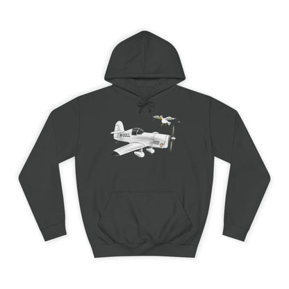Vintage Mew Gull Hoodie - Historic Racing Aircraft Design