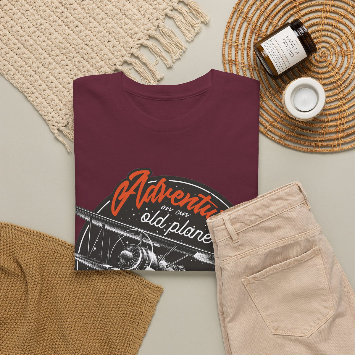 Adventure Airplane Vintage Aviation T-Shirt