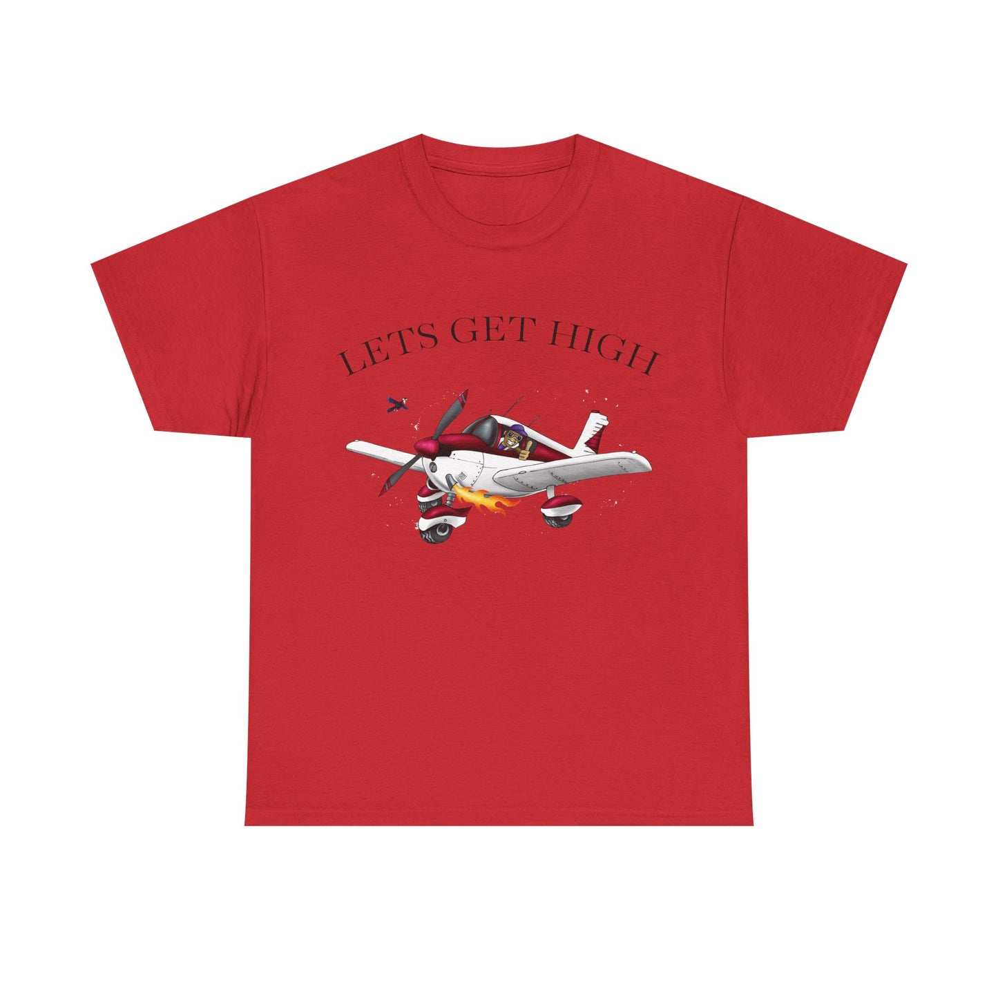 Lets Get High Unisex Heavy Cotton Tee