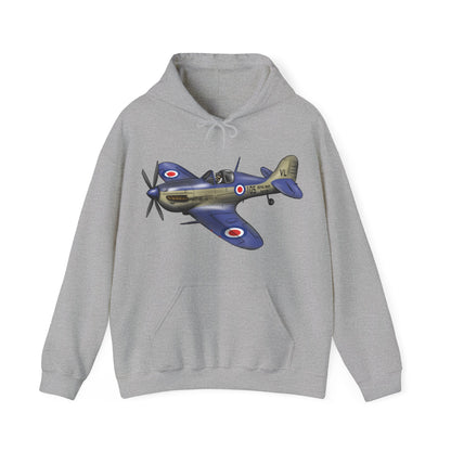 Seafire Spitfire design Unisex Heavy Blend™ Hooded Sweatshirt - Funky Aviation