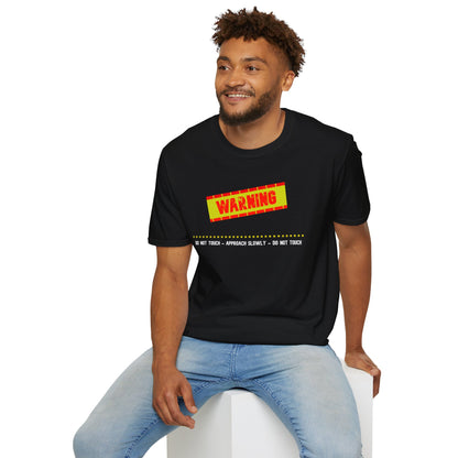 WARNING ! Approach Slowly SLA Aviation Logo T-Shirt