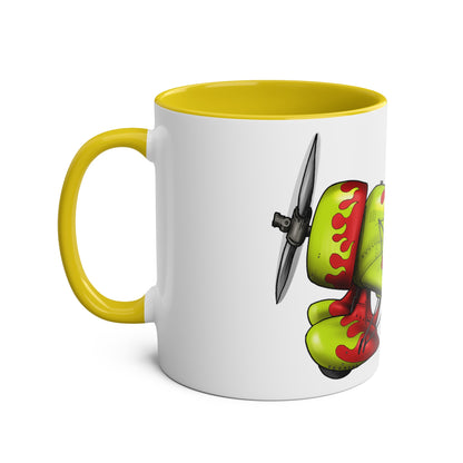 Gee Bee Two-Tone Coffee Mugs, 11oz - Funky Aviation