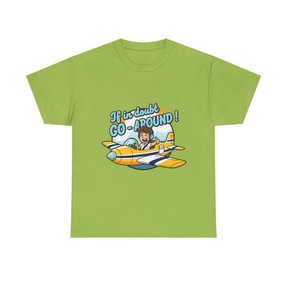"If in Doubt, Go Around" Pilot Plane T‑Shirt