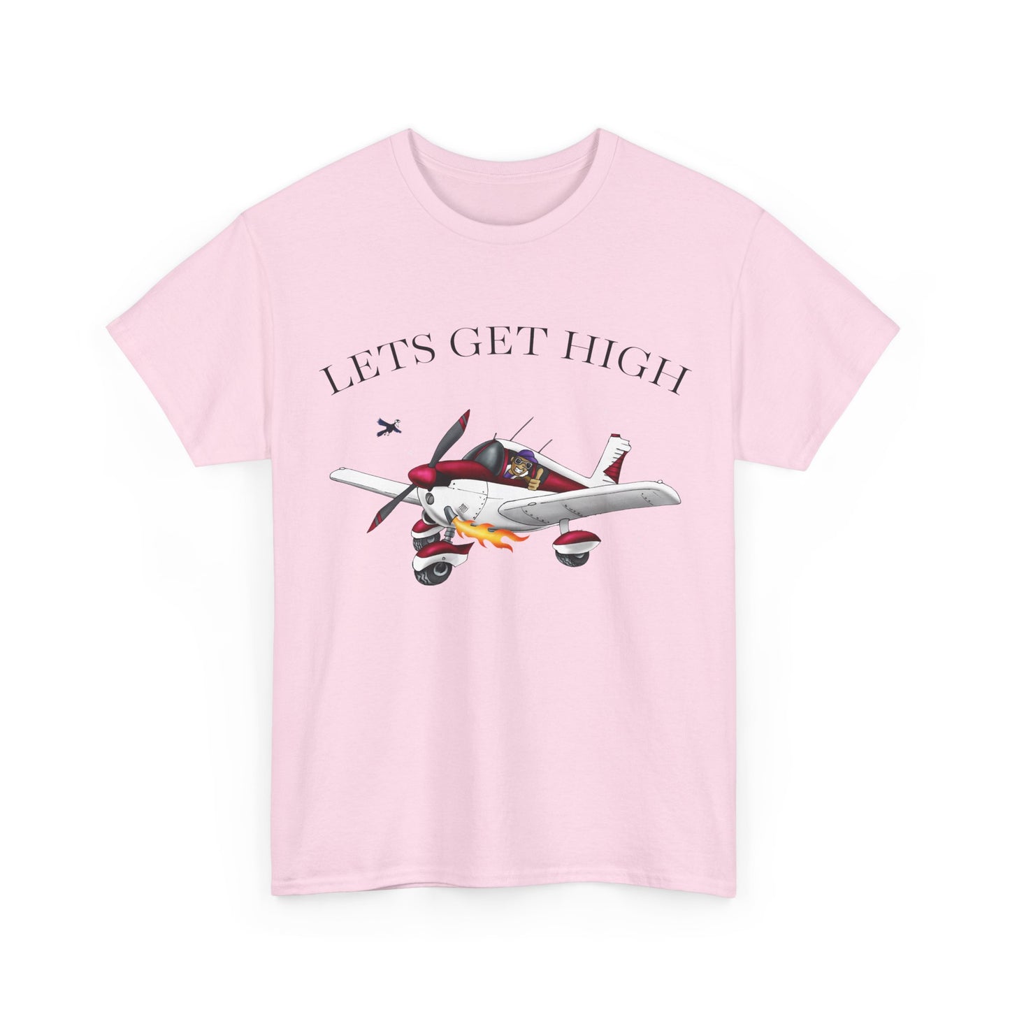 Lets Get High Unisex Heavy Cotton Tee