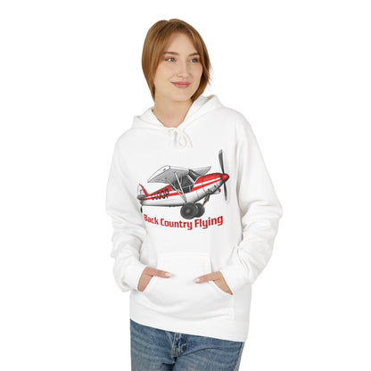 Fleece Hoodie - Alaskan Bush Pilot Super Cub Design