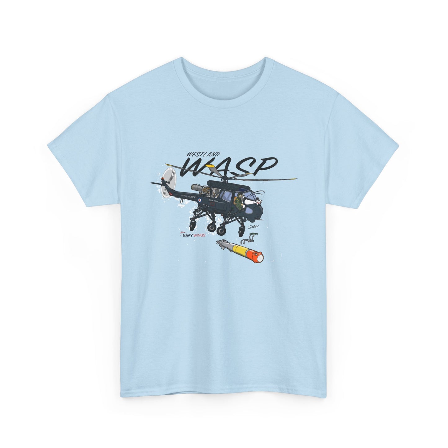 Wasp Attack Helicopter Tee — Military Aviation Graphic T-Shirt