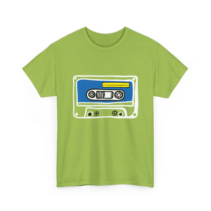 Retro Cassette Tape Graphic T-Shirt — 80s Music Vintage Tee
