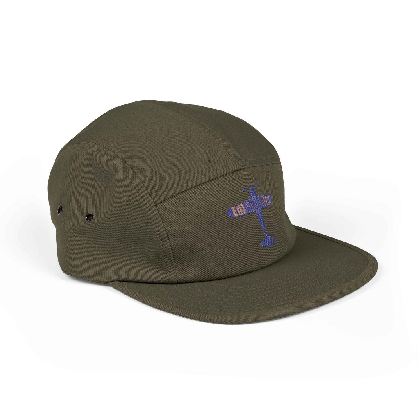 Embroidered "EAT SLEEP FLY" Racing 5-Panel Cap