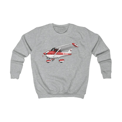Kids Sweatshirt LAC Cessna Team High Wing Aeroplane Design