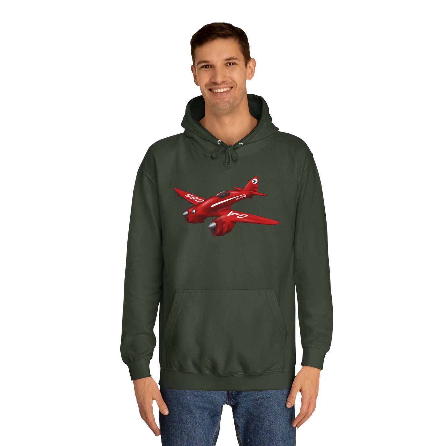 Historic Comet Racer  - Historic Aircraft Hoodie