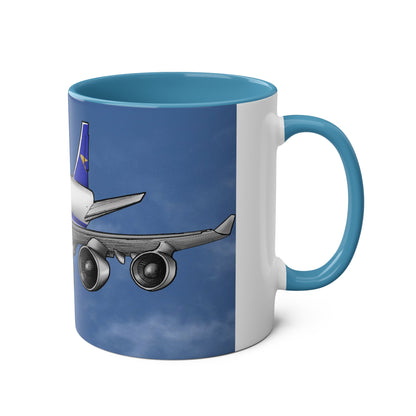 BOAC Boeing 747 Two-Tone Coffee Mugs, 11oz - Funky Aviation