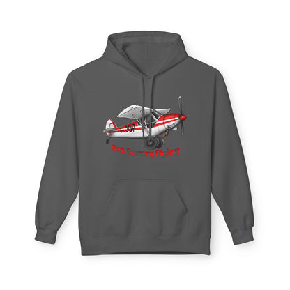 Fleece Hoodie - Alaskan Bush Pilot Super Cub Design
