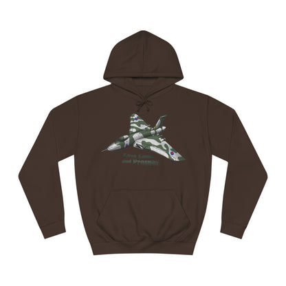 Vulcan Bomber Aircraft Unisex College Hoodie - Funky Aviation