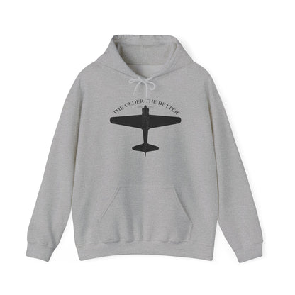 The Older the Better Classic Airplane Hoodie
