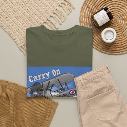 Carry On Flying Vintage Airplane T-Shirt