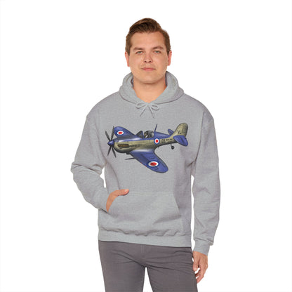 Seafire Spitfire design Unisex Heavy Blend™ Hooded Sweatshirt - Funky Aviation