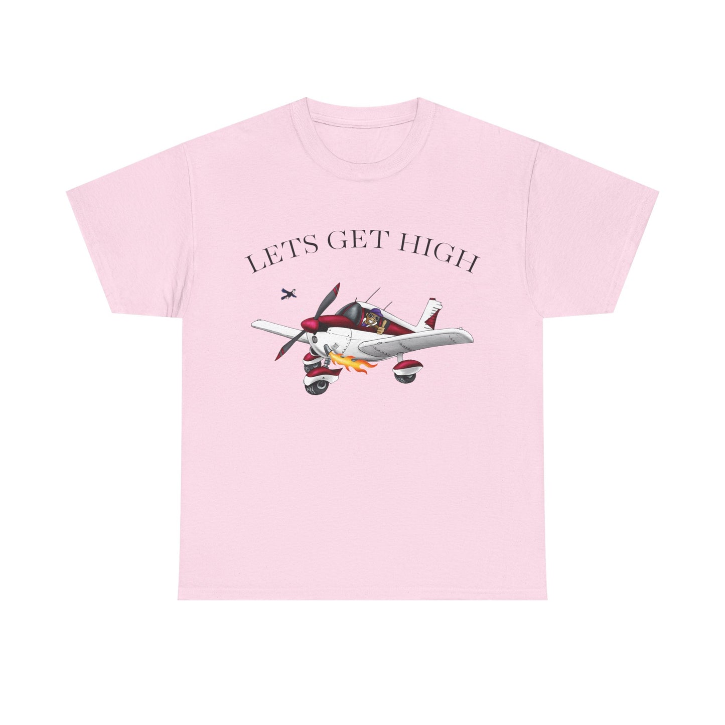 Lets Get High Unisex Heavy Cotton Tee