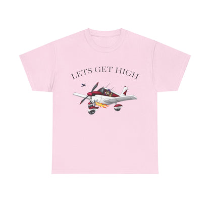 Lets Get High Unisex Heavy Cotton Tee