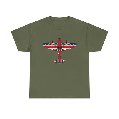 Union Jack Vintage Aircraft  T-Shirt