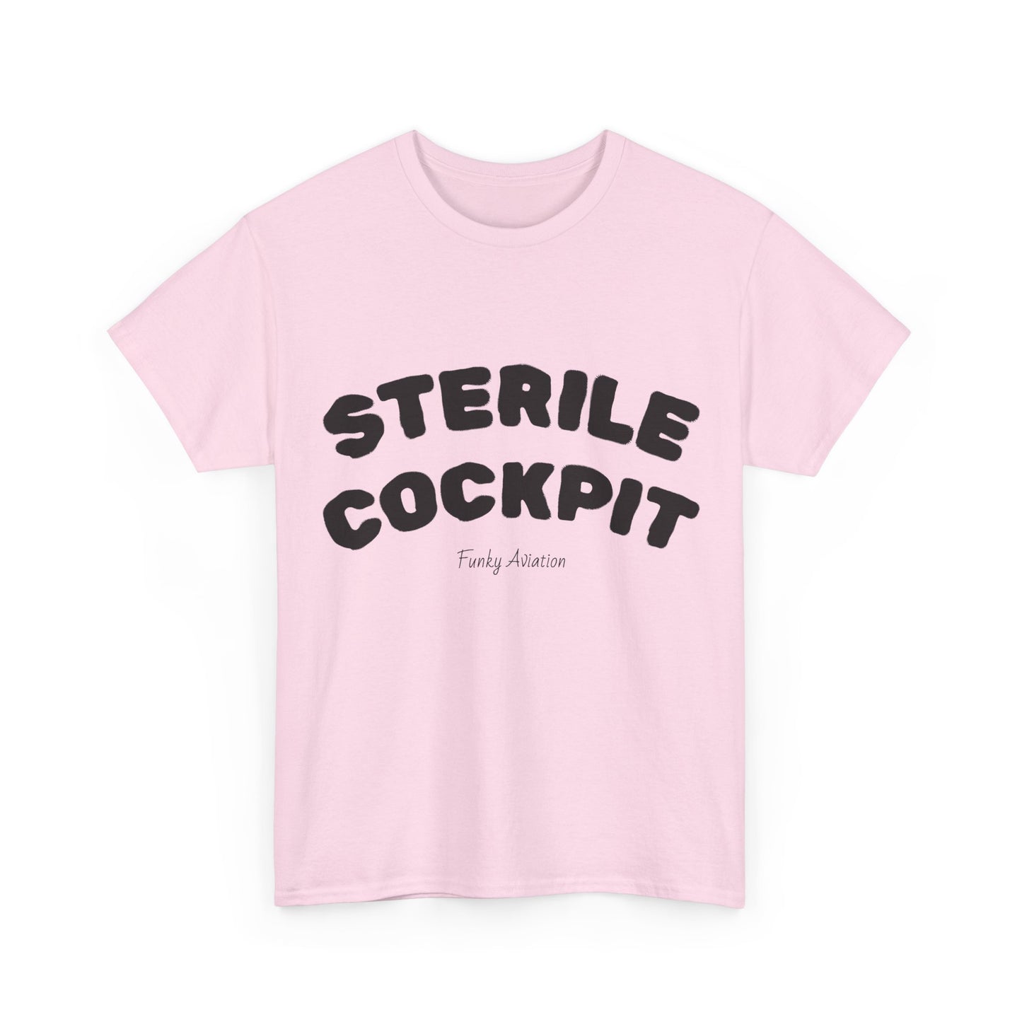 Sterile Cockpit Graphic Tee — Funny Aviation Pilot T-Shirt