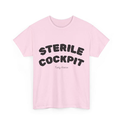 Sterile Cockpit Graphic Tee — Funny Aviation Pilot T-Shirt