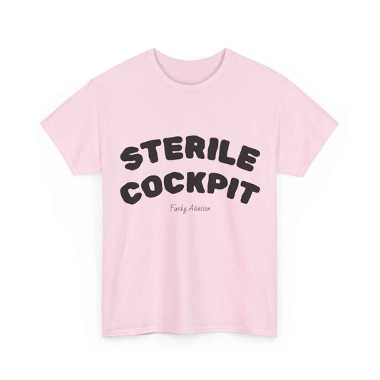 Sterile Cockpit Graphic Tee — Funny Aviation Pilot T-Shirt
