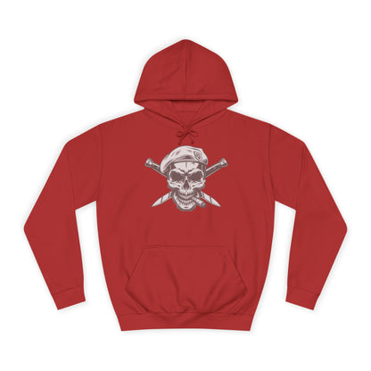 Combat Skull Cigar Design - Hoodie