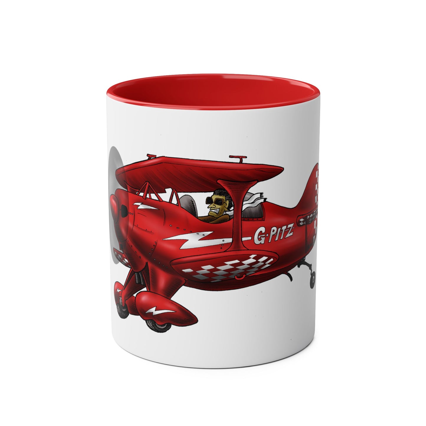 Pitts Special Aerobatic Two-Tone Coffee Mugs, 11oz