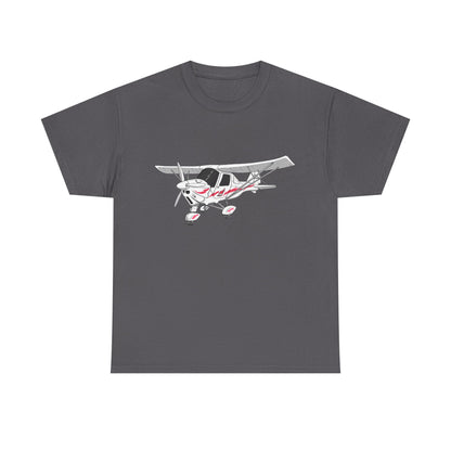 C42 Microlight Unisex Tee with Red Decals