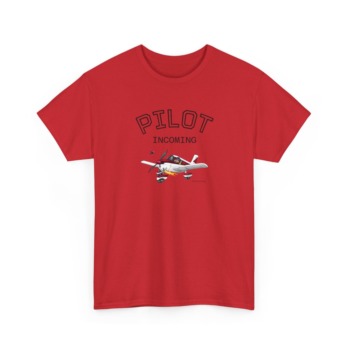 Pilot Incoming T-Shirt – Vintage Airplane Graphic Tee for Aviators & Flight Enthusiasts