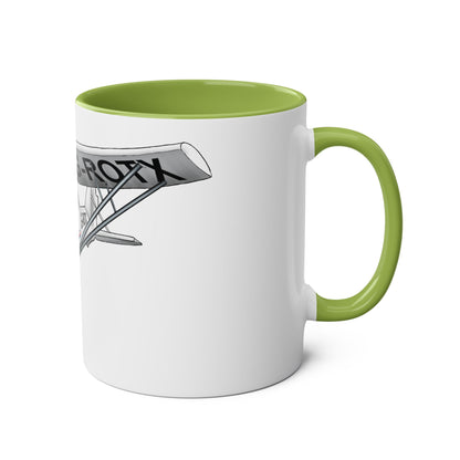 Rotax Cartoon Ikarus C42 Microlight 11oz Coffee Mug