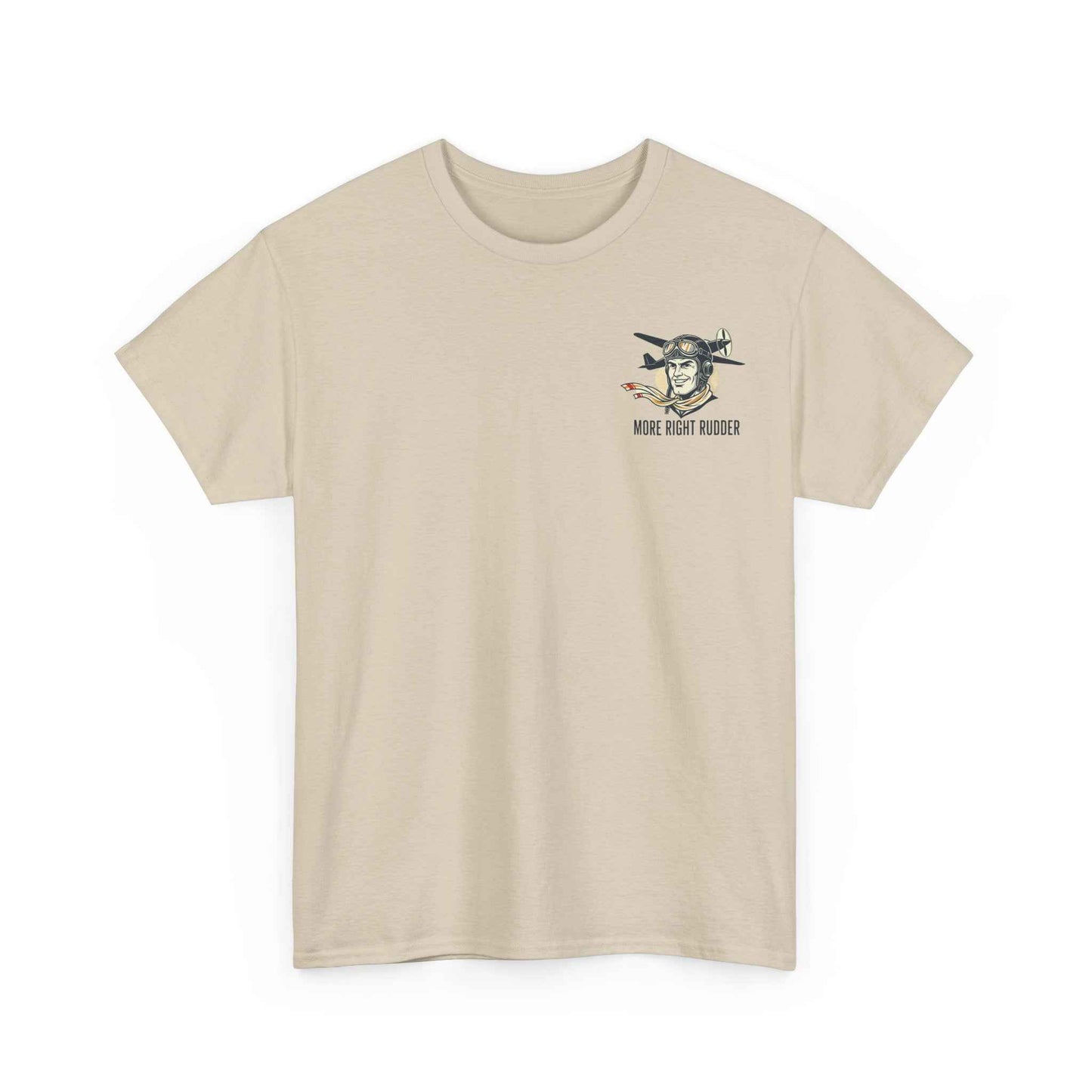 More Right Rudder T — "I Only Look This Relaxed Because You Can’t See My Feet" Aviation Tee