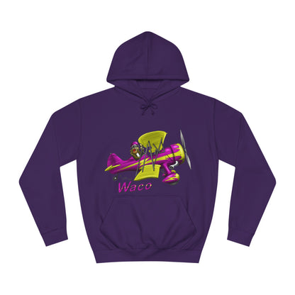 Waco Retro Aircraft Unisex College Hoodie - Funky Aviation