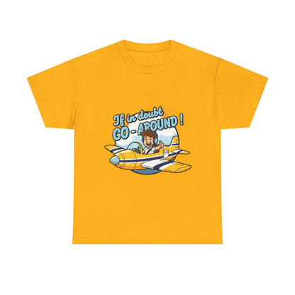 "If in Doubt, Go Around" Pilot Plane T‑Shirt