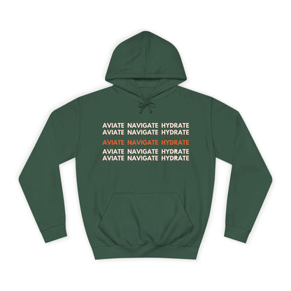 Aviate Navigate Hydrate Unisex Hoodie