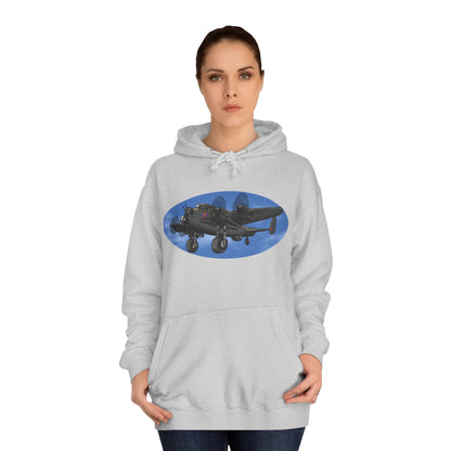 Vintage Lancaster Bomber Hoodie - Aviation Graphic Pullover