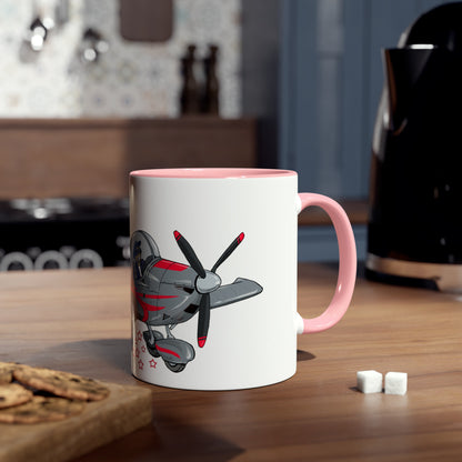 Eurostar EV07 Captain Cool Two-Tone Coffee Mugs, 11oz - Funky Aviation