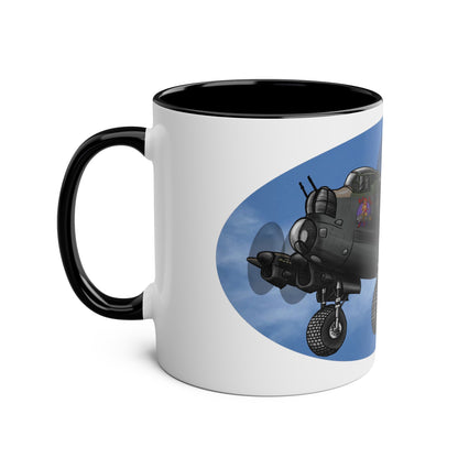Lancaster Bomber Two-Tone Coffee Mugs, 11oz - Funky Aviation