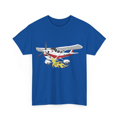 Cessna Unisex Tee Hand Drawn Aviation Design