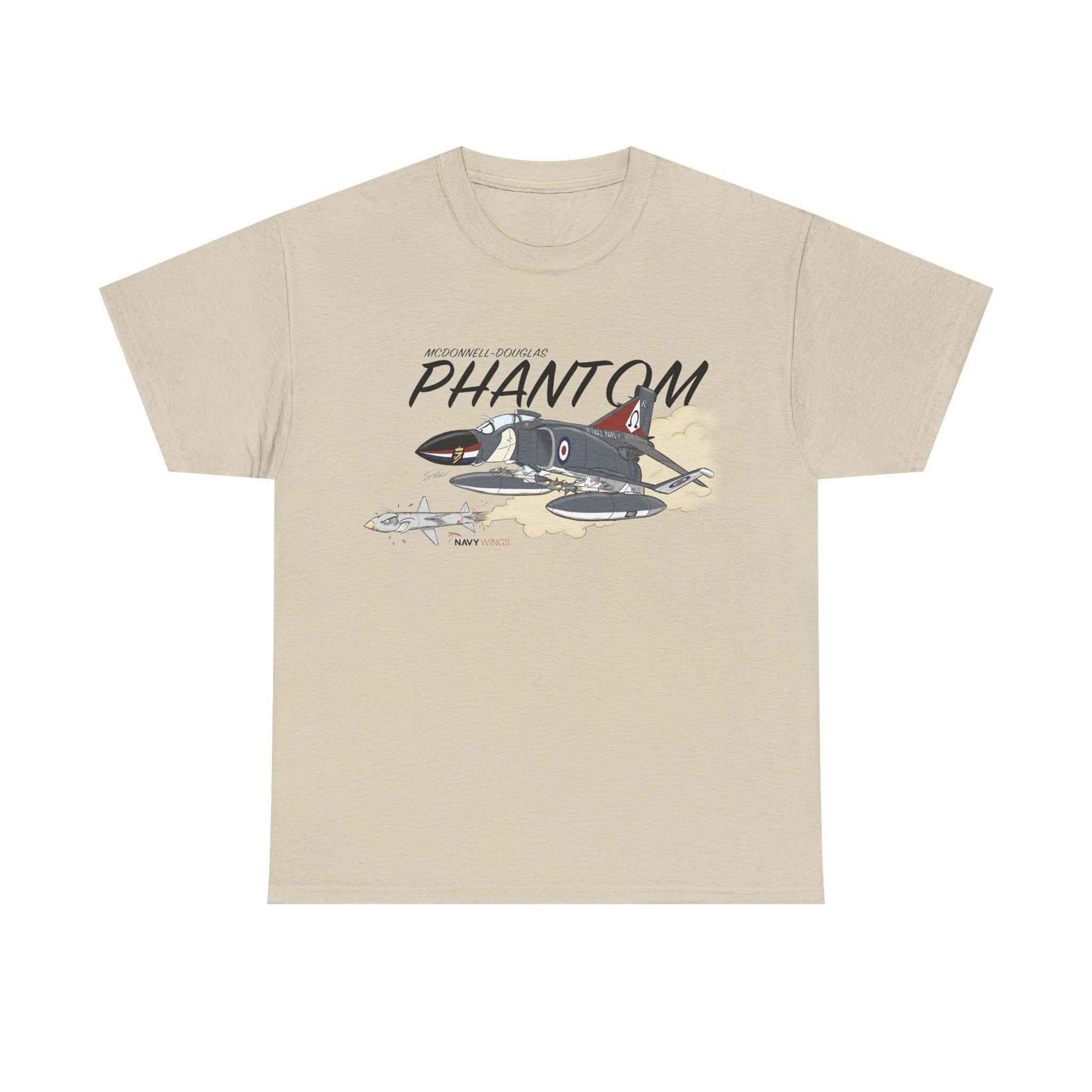 Phantom Jet T-Shirt — Vintage Military Fighter Graphic Tee