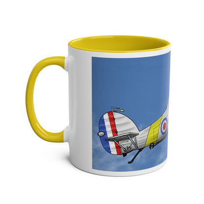 Vintage Nimrod Two-Tone Coffee Mugs, 11oz - Funky Aviation