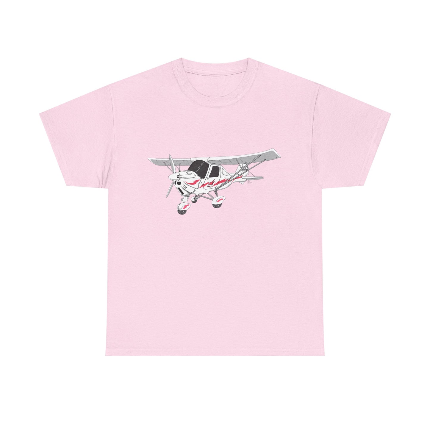 C42 Microlight Unisex Tee with Red Decals