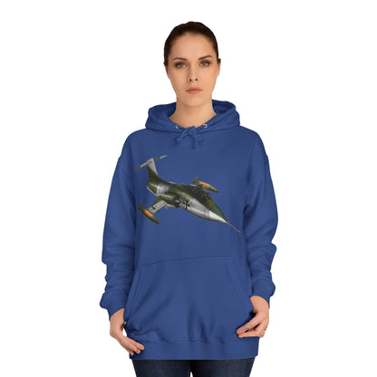 Starfighter Aircraft Design Unisex College Hoodie - Funky Aviation