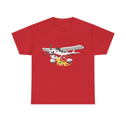 Cessna Unisex Tee Hand Drawn Aviation Design