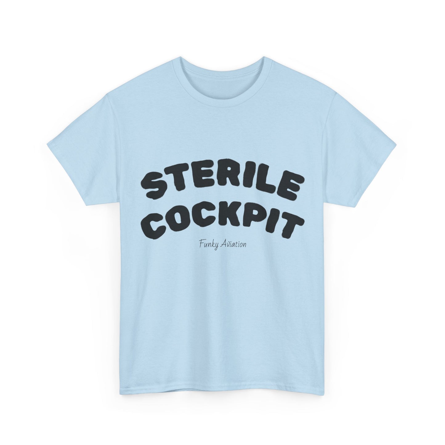 Sterile Cockpit Graphic Tee — Funny Aviation Pilot T-Shirt