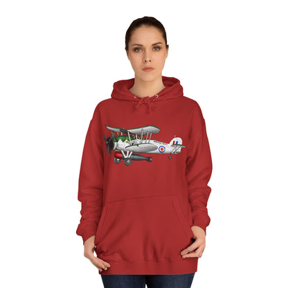 Navy Swordfish historic Aircraft Unisex College Hoodie - Funky Aviation