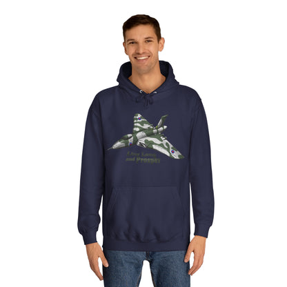 Vulcan Bomber Aircraft Unisex College Hoodie - Funky Aviation