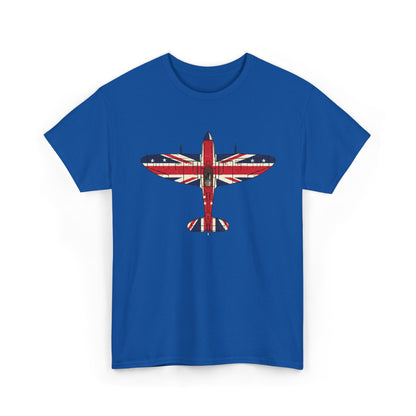 Union Jack Vintage Aircraft  T-Shirt