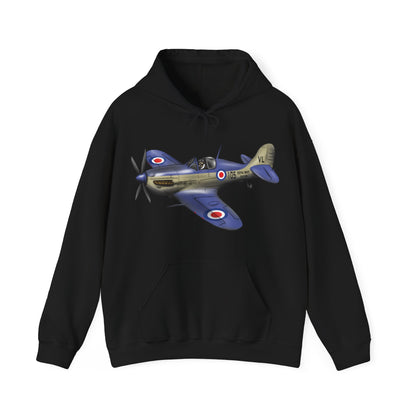 Seafire Spitfire design Unisex Heavy Blend™ Hooded Sweatshirt - Funky Aviation