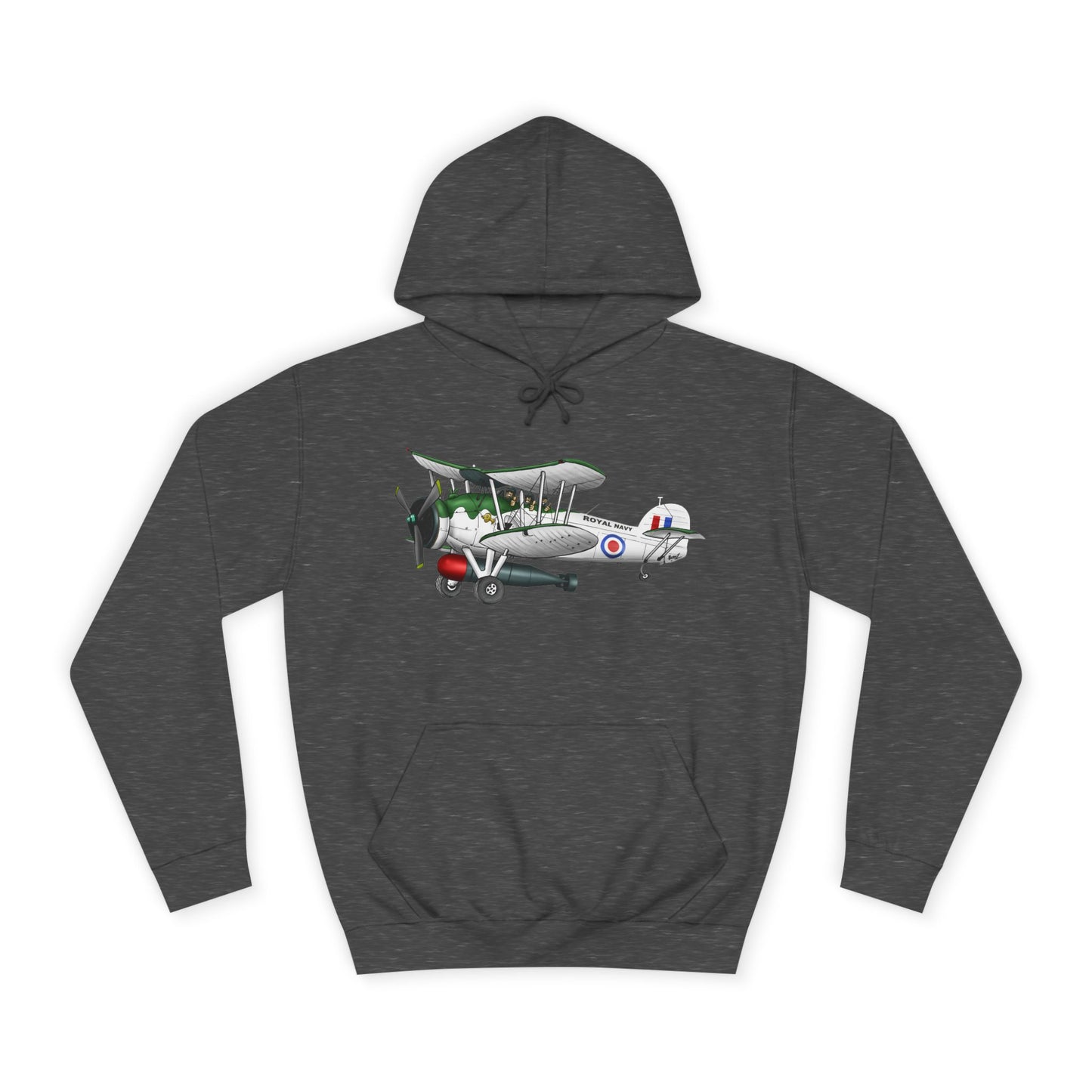 Navy Swordfish historic Aircraft Unisex College Hoodie - Funky Aviation
